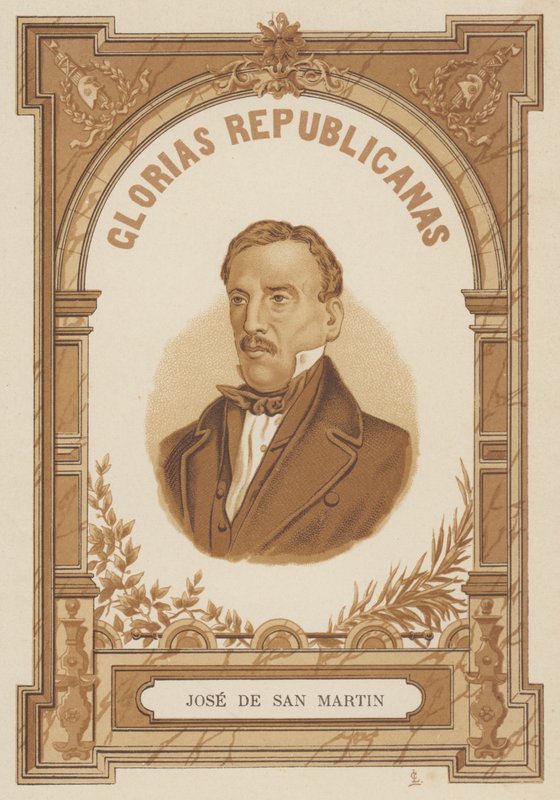 Jose de San Martin, Argentijnse generaal door Spanish School