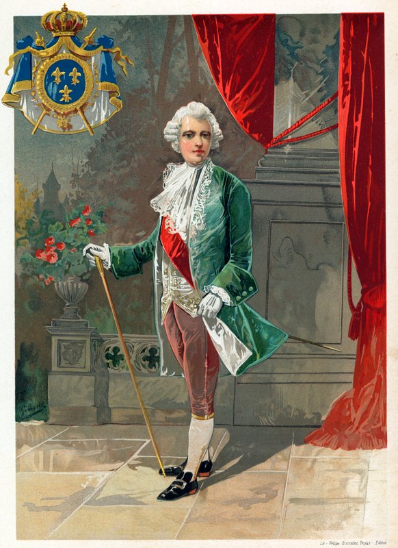 Koning Lodewijk XV van Frankrijk door Spanish School
