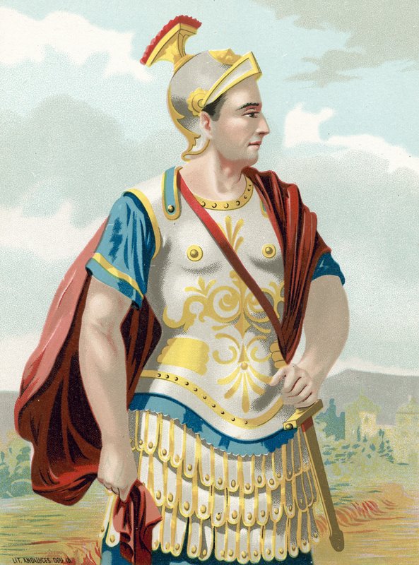 Pompeius de Grote door Spanish School