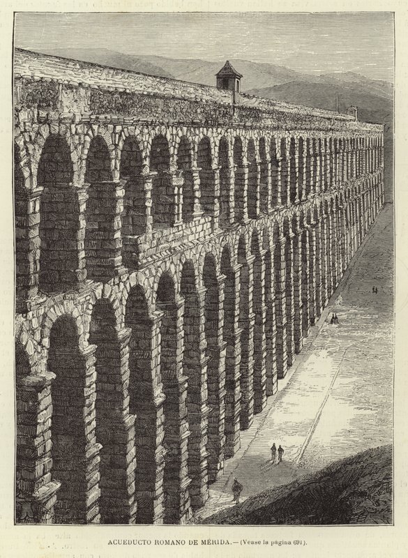 Romeins aquaduct in Merida door Spanish School