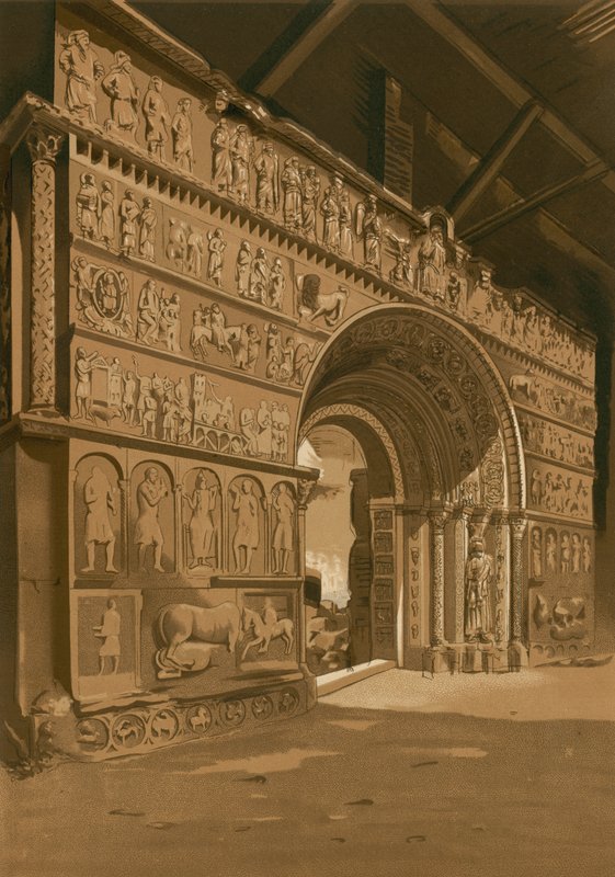 Triomfboog van Santa Maria de Ripoll door Spanish School