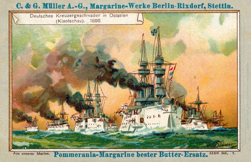 Duitse kruisersquadron in het Verre Oosten (Jiaozhou), 1898 door Stoewer Willy