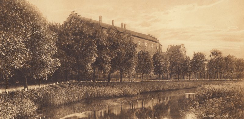 Malmo: Kasteel Malmohus (zwart-wit foto) door Swedish Photographer