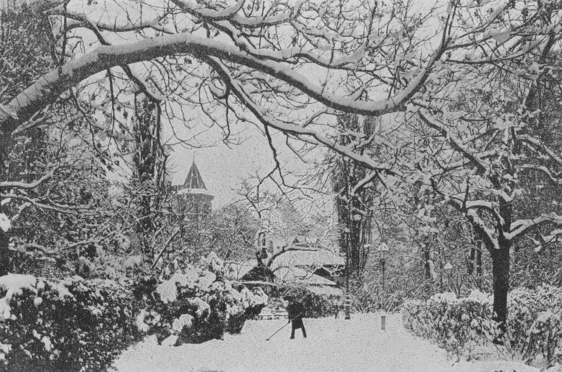 Neuchatel, De Engelse tuin door Swiss Photographer
