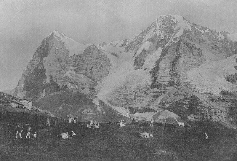 Wengernalp, Eiger en Monch door Swiss Photographer