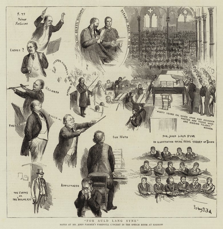 Voor Auld Lang Syne door Sydney Prior Hall