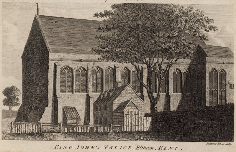 Paleis van Koning Jan, Eltham, Kent door T. Prattent