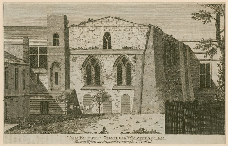 De Geschilderde Kamer, Westminster Palace, Londen door T. Prattent