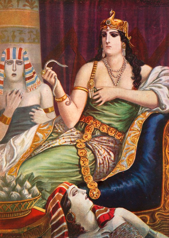Zelfmoord van Cleopatra door Tancredi Scarpelli