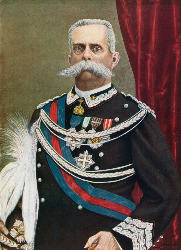 Umberto I, koning van Italië door Tancredi Scarpelli
