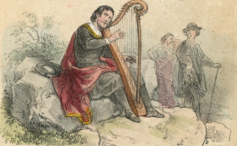 Balladzanger door Theodor Hosemann