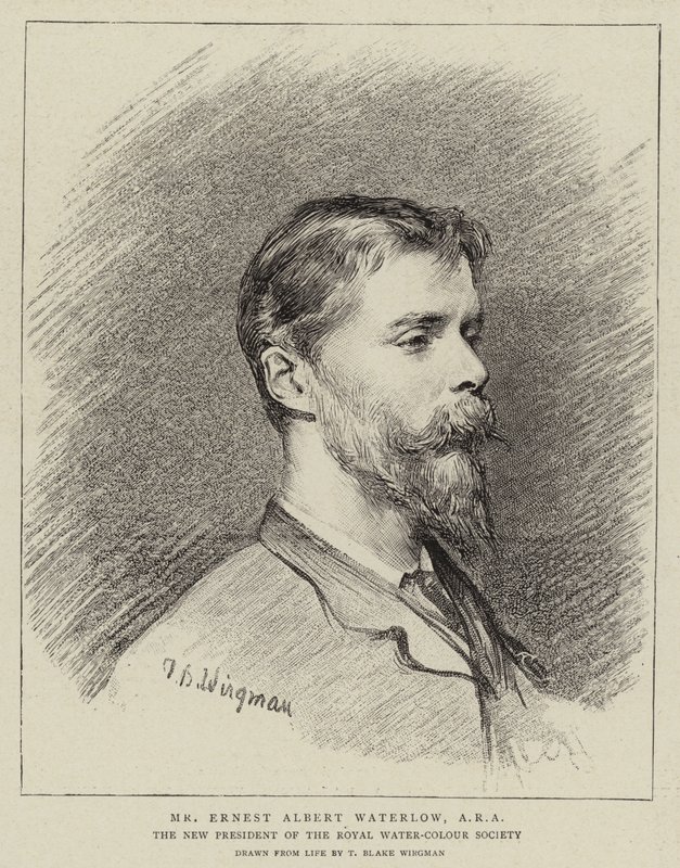 Mr Ernest Albert Waterlow, ARA door Theodore Blake Wirgman