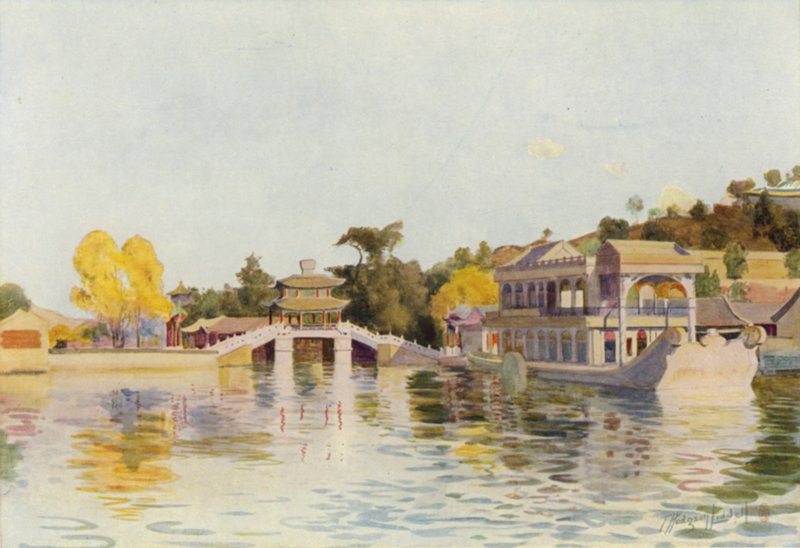 Peking, de Marmeren Junk door Thomas Hodgson Liddell