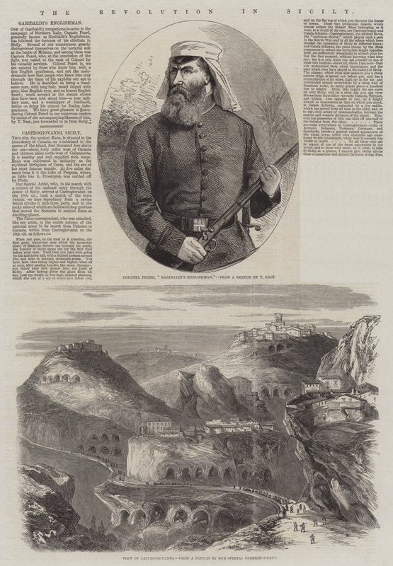 De Revolutie in Sicilië door Thomas Nast