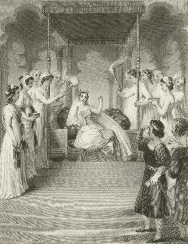 Lalla Rookh door Thomas Stothard