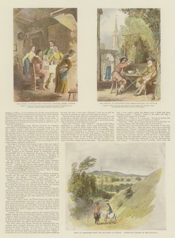 De complete visser, door Izaak Walton en Charles Cotton door Thomas Stothard