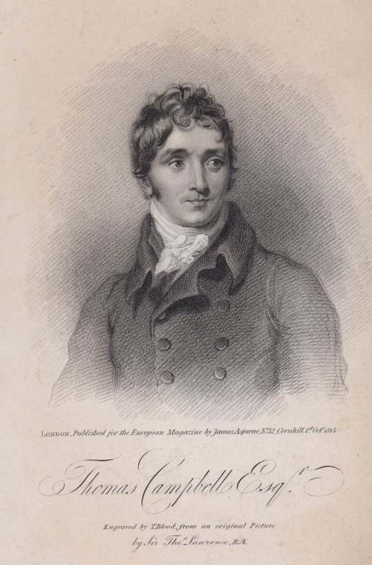 Thomas Campbell, Schotse dichter door Thomas (after) Lawrence