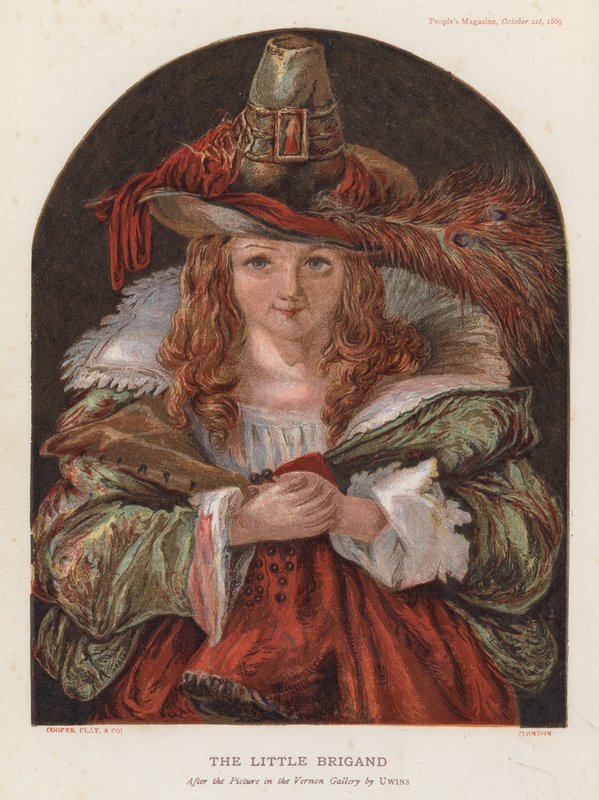 Le Chapeau de Brigand door Thomas (after) Uwins