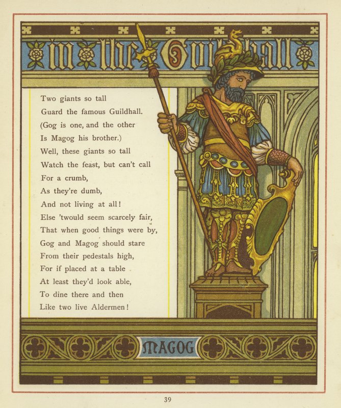 Gog en Magog door Thomas Crane