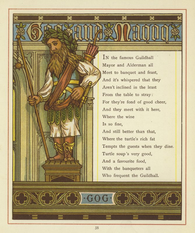 Gog en Magog door Thomas Crane