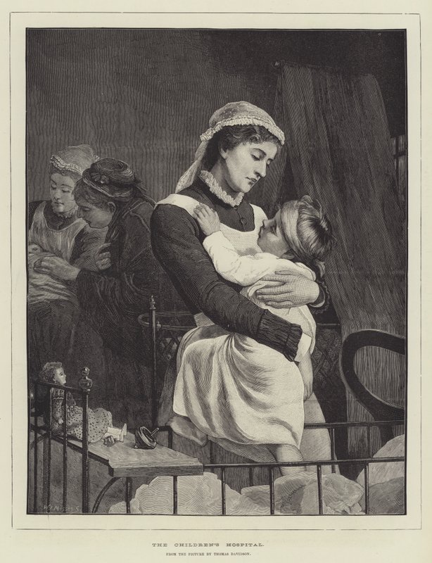 Het kinderziekenhuis door Thomas Davidson