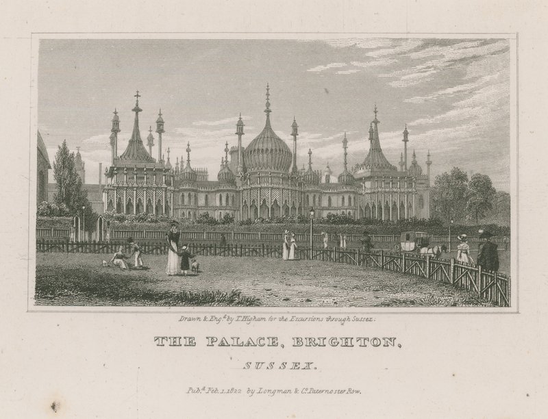 Algemeen uitzicht op het paleis door Thomas Higham