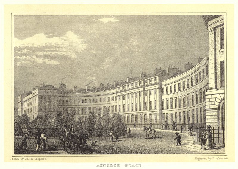 Ainslie Place door Thomas Hosmer (after) Shepherd