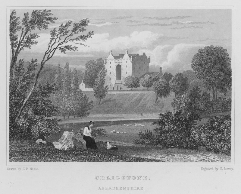 Craigstone, Aberdeenshire door Thomas Hosmer Shepherd