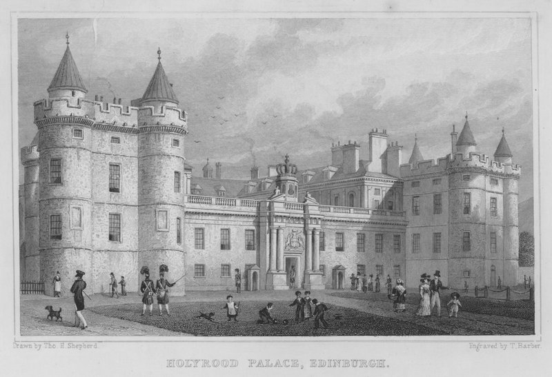 Holyrood Palace, Edinburgh door Thomas Hosmer Shepherd