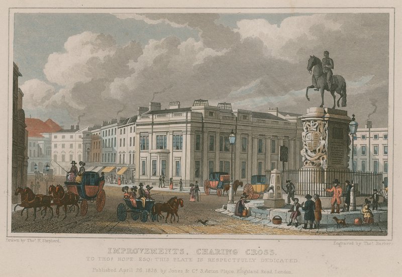 Verbeteringen, Charing Cross, Londen door Thomas Hosmer Shepherd