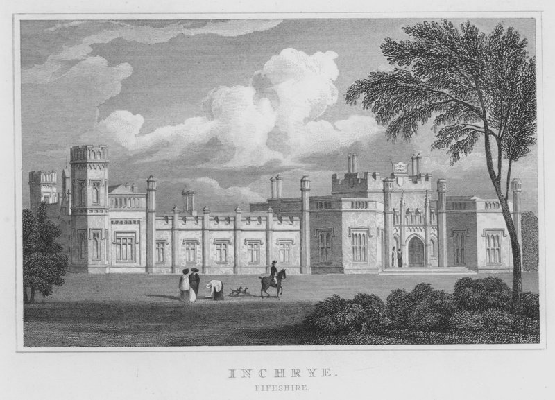 Inchrye, Fifeshire door Thomas Hosmer Shepherd