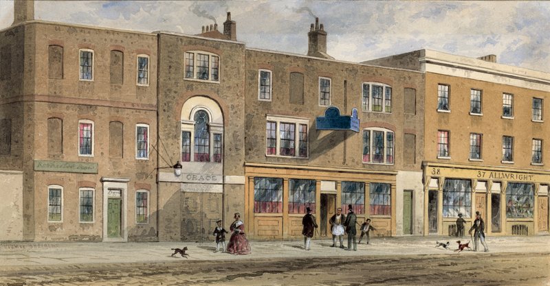Rochester Row door Thomas Hosmer Shepherd