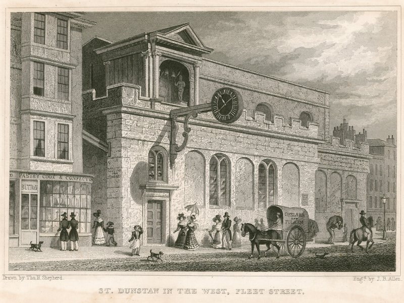 St. Dunstan in het Westen door Thomas Hosmer Shepherd