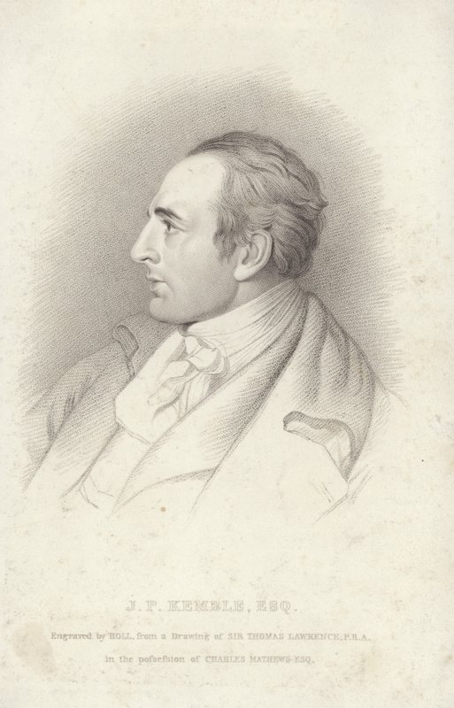 John Philip Kemble door Thomas Lawrence