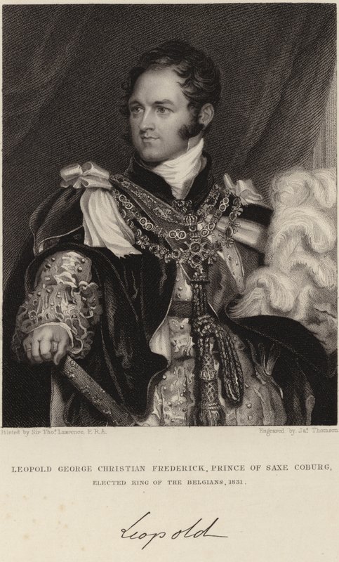 Koning Leopold I van België door Thomas Lawrence
