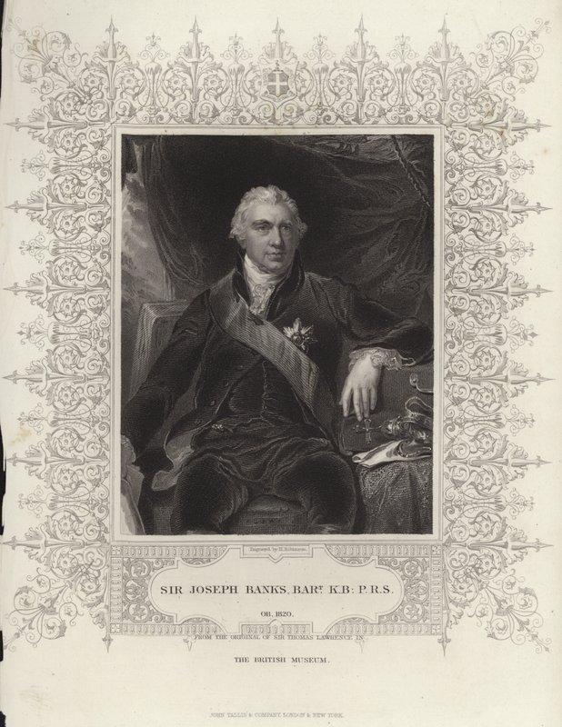 Sir Joseph Banks door Thomas Lawrence