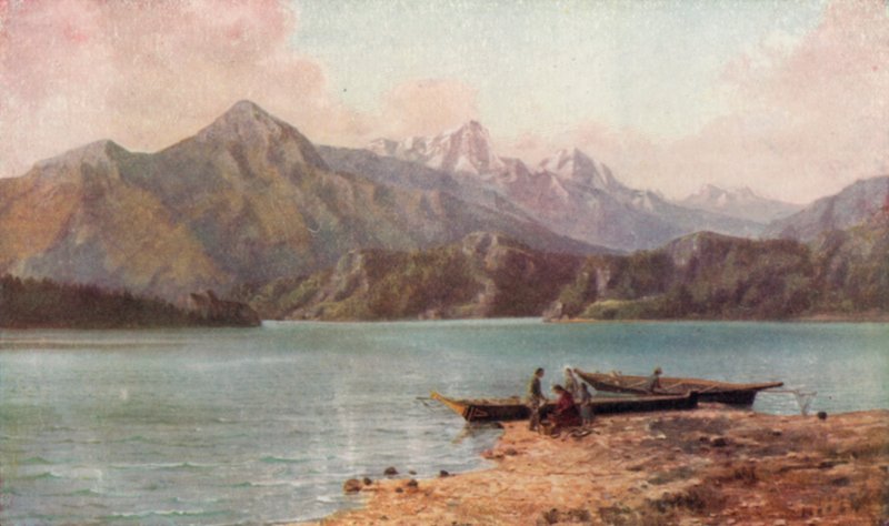 De Cascade Mountains door Thomas Mower Martin