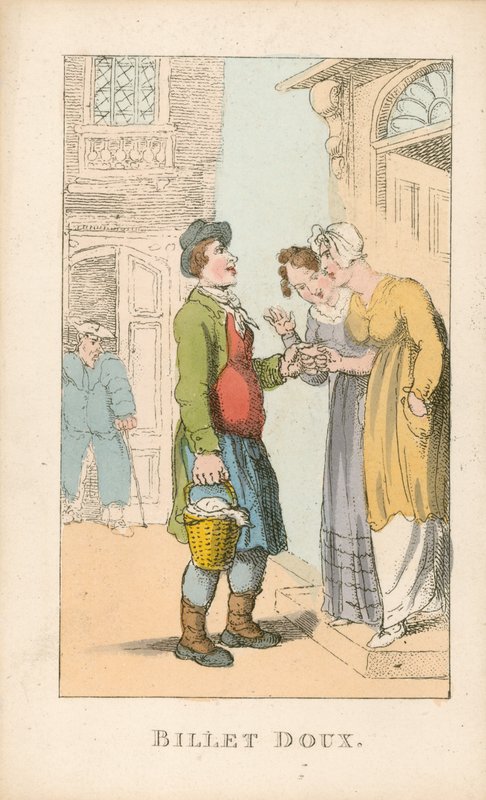 Billet Doux door Thomas Rowlandson