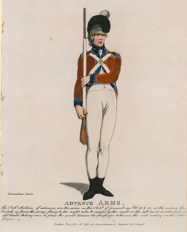 Clerkenwell Association: Advance Arms door Thomas Rowlandson