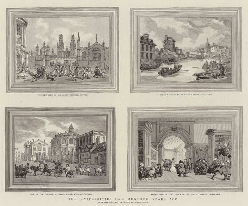 De Universiteiten Honderd Jaar Geleden door Thomas Rowlandson