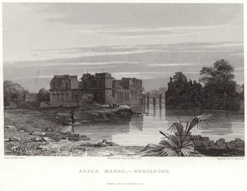 Assar Mahal in Beejapore door Thomas Shotter Boys
