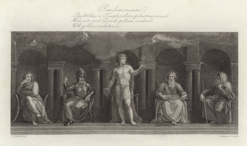 Pandemonium door Thomas Stothard