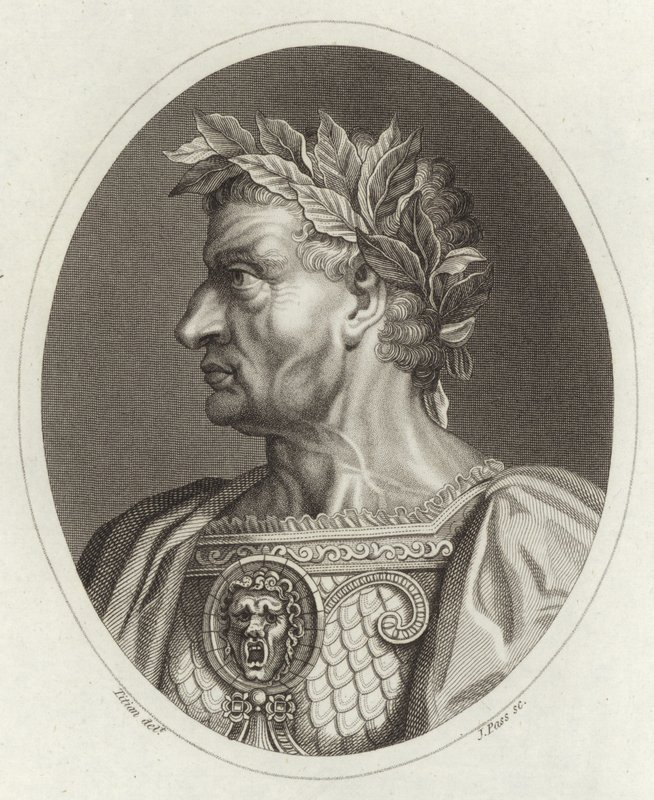 Galba Caesar, Romeins keizer door Tiziano Vecelli
