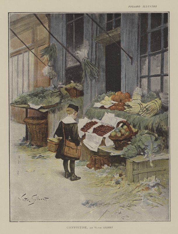 Hebzucht door Victor Gabriel Gilbert