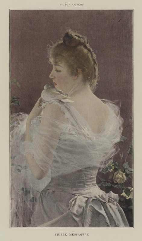 Trouwe Boodschapper door Vittorio Matteo Corcos