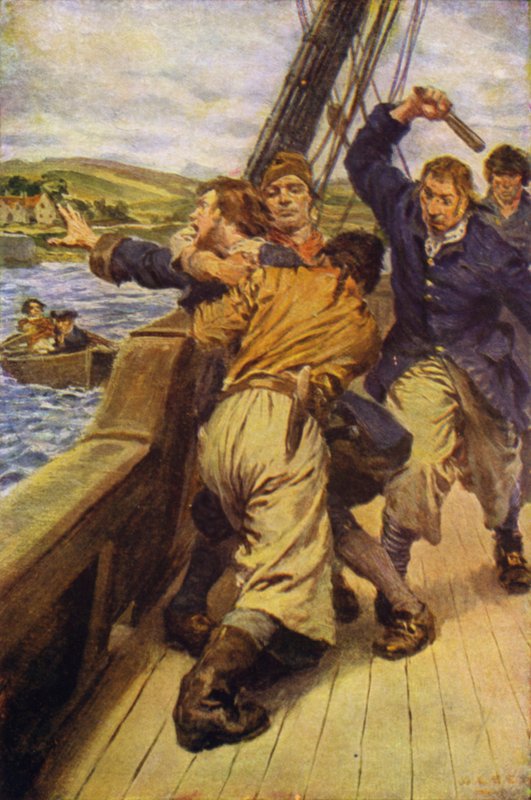 Illustratie voor Kidnapped door W.R.S. (after) Stott