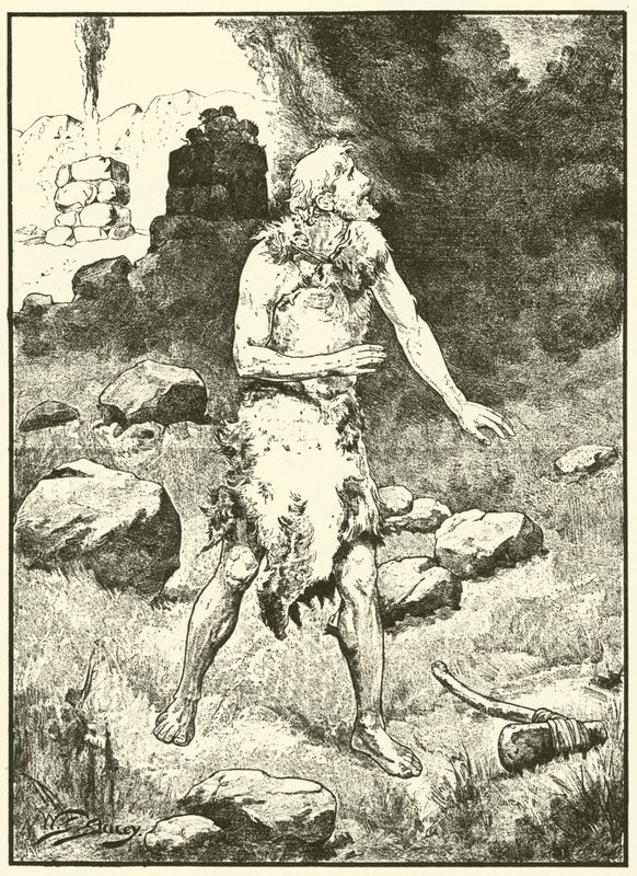 Kaïn hoort de stem van God door W.S. Stacey