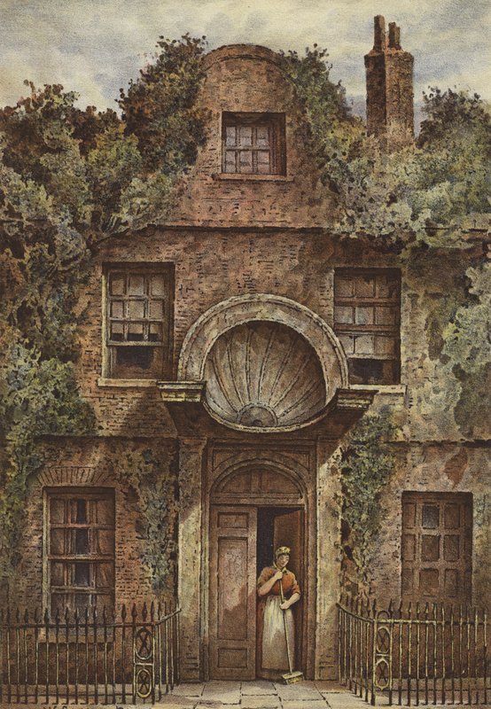Deur in Fairfax House, Putney door Waldo Sargeant