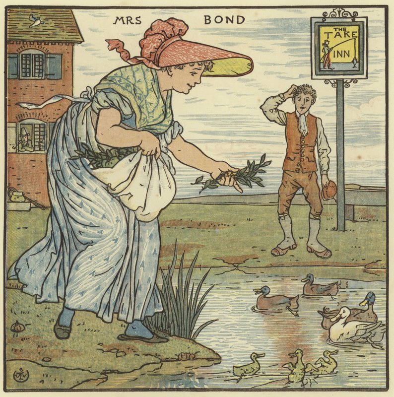 Mevrouw Bond door Walter Crane