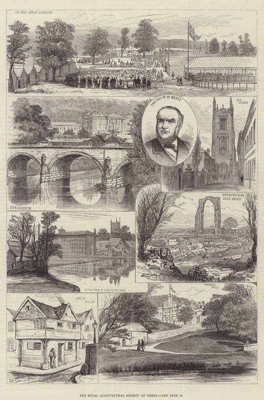 De Koninklijke Landbouwvereniging in Derby door Walter Paget